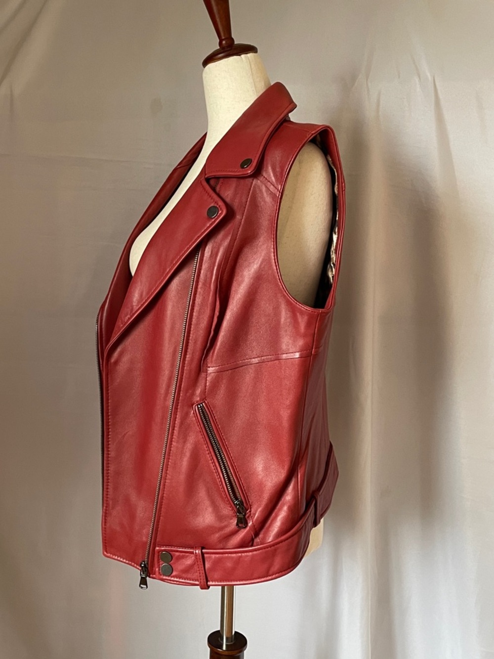 Caché leather vest, size M - Picture 3 of 7